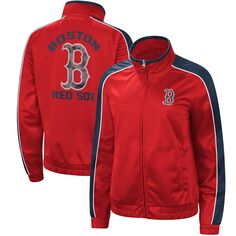 Женская спортивная куртка с молнией во всю длину G-III 4Her от Carl Banks Red Boston Red Sox Gamer G-III