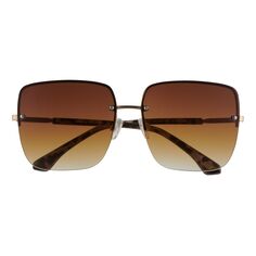 Женские солнцезащитные очки-бабочки без оправы Skechers, размер 62 мм Skechers, розовый