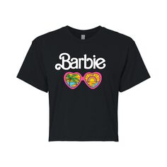 Укороченная футболка с логотипом Barbie для юниоров Licensed Character