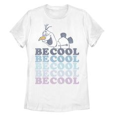 Детская футболка Disney&apos;s Frozen 2 Olaf с красочной надписью «Be Cool» Licensed Character