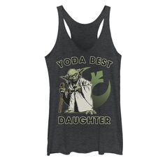 Детская майка с логотипом Star Wars Yoda Best Daughter Rebel Licensed Character