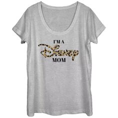 Футболка с надписью «Disney I’m A Disney Mom» для юниоров и гепарда Licensed Character