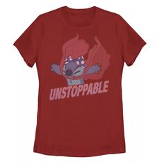 Детская футболка с надписью Lilo &amp; Stitch Unstoppable Stitch Licensed Character
