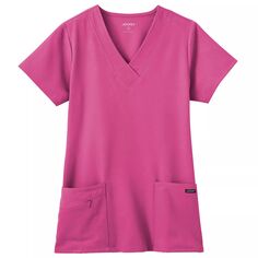 Топ Jockey Scrubs с карманом на молнии — Women&apos;s Plus 2206 Jockey, черный