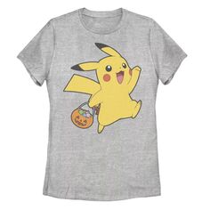 Детская футболка Pokémon Happy Pikachu Halloween Trick or Treat Tee Licensed Character