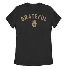 Модная футболка для юниоров с надписью «Grateful» Healing Heart Hand. Licensed Character