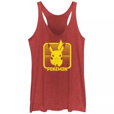 Детская майка Pokemon Retro Digital Pikachu Racerback Pokemon Pokémon