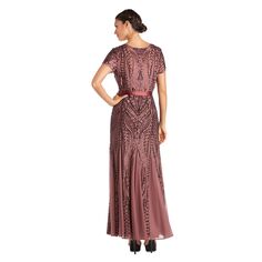 Женское платье с вышивкой и пайетками R&amp;M Richards R&amp;M Richards
