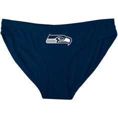 Женские однотонные трусики с логотипом Concepts Sport College Seattle Seahawks Unbranded