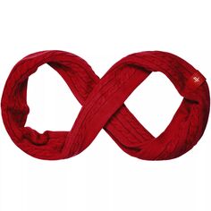 Красный женский вязаный шарф Infinity Houston Rockets Unbranded