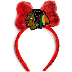 Повязка на голову с логотипом Cuce Chicago Blackhawks Unbranded