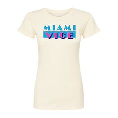 Облегающая футболка Miami Vice для юниоров Licensed Character, бежевый