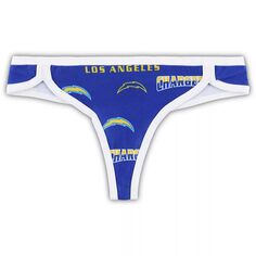 Женские трикотажные стринги Concepts Sport Powder Blue/White Los Angeles Chargers Breakthrough Unbranded