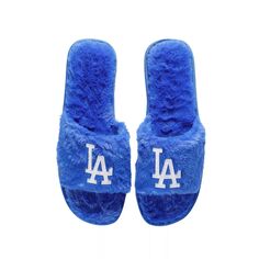 Женские тапочки FOCO Royal Los Angeles Dodgers со стразами Unbranded