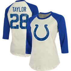 Футболка с именем и номером Majestic Threads Indianapolis Colts, кремовый