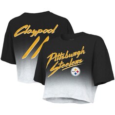 Футболка с именем и номером Majestic Threads Pittsburgh Steelers, черный