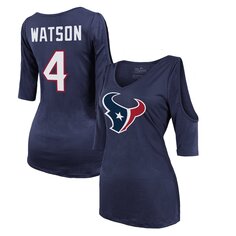 Футболка с именем и номером Majestic Threads Houston Texans, нави