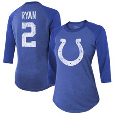 Футболка с именем и номером Majestic Threads Indianapolis Colts, роял