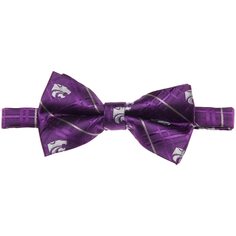 Галстук Eagles Wings Kansas State Wildcats, фиолетовый