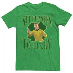 Мужская футболка Star Trek Kirk ко Дню Святого Патрика Licensed Character