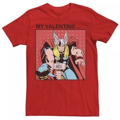 Мужская футболка с комиксами Marvel Thor My Valentine Licensed Character