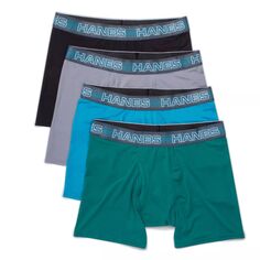 Мужские трусы-боксеры Hanes Sport X-Temp Air Mesh, 4 пары