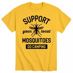 Мужская футболка «Поддержите ваших комаров» Licensed Character