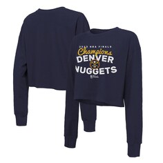 Футболка с длинным рукавом Majestic Threads Denver Nuggets, нави