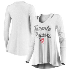 Футболка с длинным рукавом Majestic Threads Toronto Raptors, серый