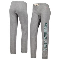 Джоггеры League Collegiate Wear Michigan State Spartans, серый