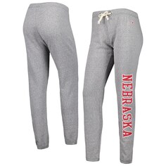 Джоггеры League Collegiate Wear Nebraska Huskers, серый