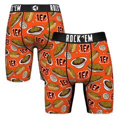 Боксеры Rock Em Socks Cincinnati Bengals, оранжевый