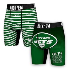 Боксеры Rock Em Socks New York Jets, зеленый