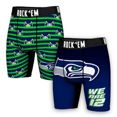 Боксеры Rock Em Socks Seattle Seahawks, нави