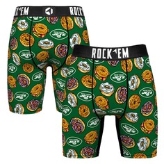 Боксеры Rock Em Socks New York Jets, зеленый