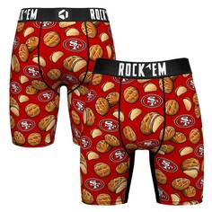 Боксеры Rock Em Socks San Francisco 49Ers, алый