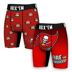 Боксеры Rock Em Socks Tampa Bay Buccaneers, красный