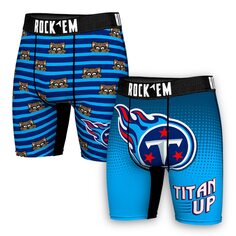 Боксеры Rock Em Socks Tennessee Titans, синий