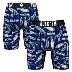 Боксеры Rock Em Socks Seattle Seahawks, нави