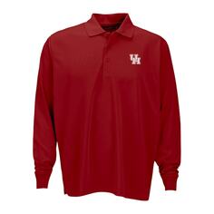 Поло с длинным рукавом Vantage Apparel Houston Cougars, красный