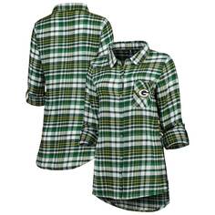 Ночная рубашка Concepts Sport Green Bay Packers, зеленый