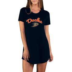 Ночная рубашка Concepts Sport Anaheim Ducks, черный