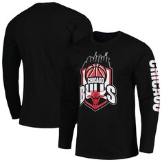 Футболка с длинным рукавом Stadium Essentials Chicago Bulls, черный