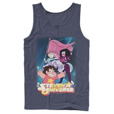 Мужской постер с флагом команды Cartoon Network Steven Universe, майка Licensed Character