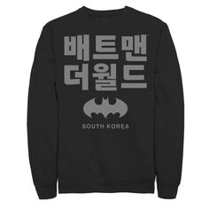 Мужской свитшот с логотипом Batman: The World South Korea Icon Licensed Character