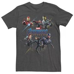 Мужская футболка с логотипом Marvel Avengers Endgame Heroes Licensed Character