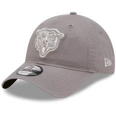 Мужская регулируемая шапка New Era Grey Chicago Bears Core Classic 2.0 9TWENTY