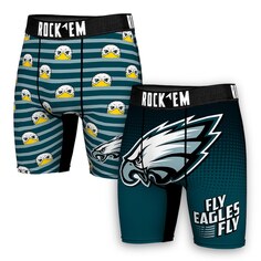 Боксеры Rock Em Socks Philadelphia Eagles, зеленый