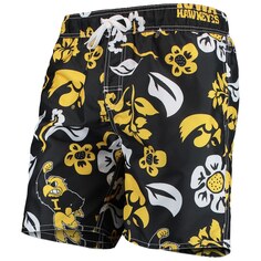 Пляжные шорты Wes &amp; Willy Iowa Hawkeyes, черный