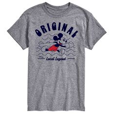 Оригинальная футболка Big &amp; Tall Local Legend License, серый